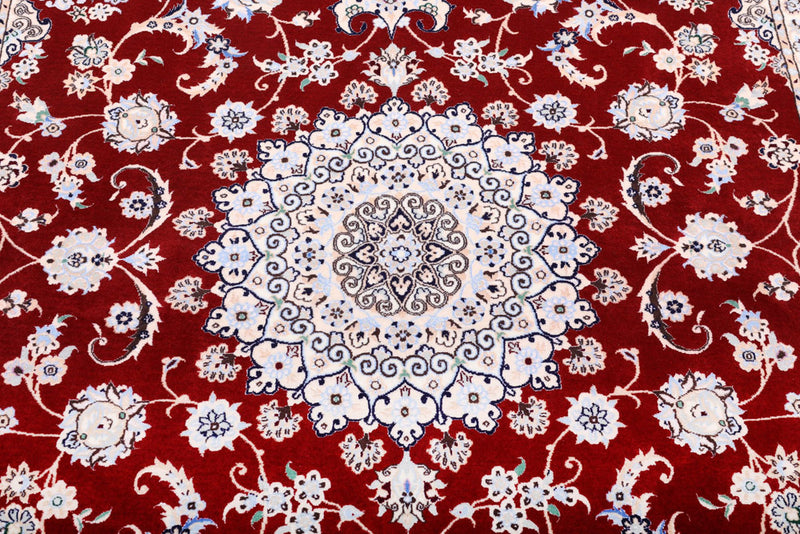 Perser Rug - Nain - Premium - 241 x 156 cm - red