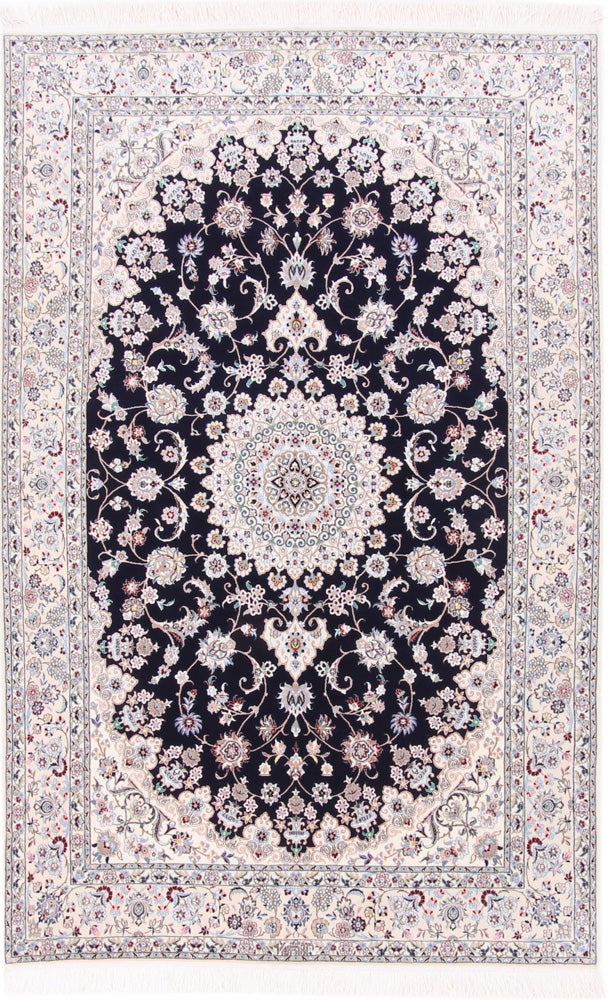 Perser Rug - Nain - Premium - 240 x 154 cm - dark blue