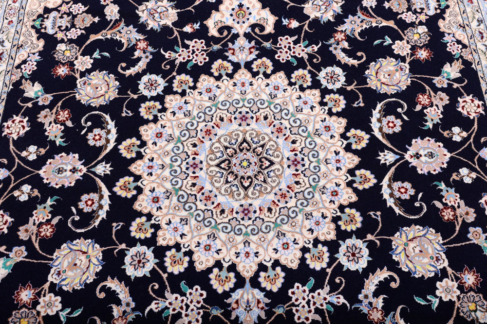 Perser Rug - Nain - Premium - 240 x 154 cm - dark blue