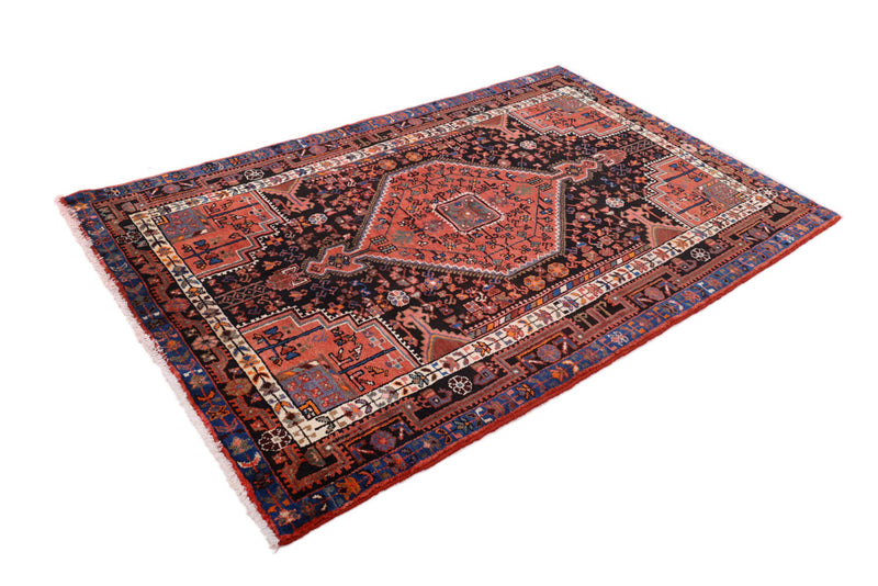 Perser Rug - Nomadic - 200 x 133 cm - dark red