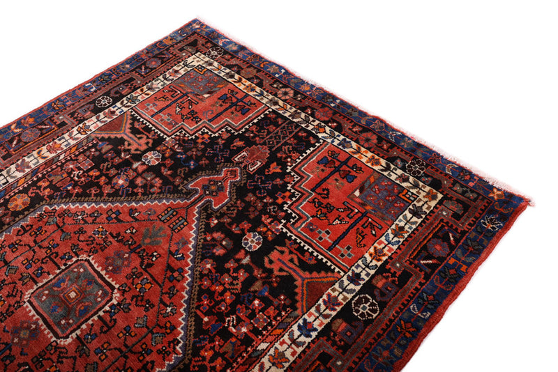 Perser Rug - Nomadic - 200 x 133 cm - dark red