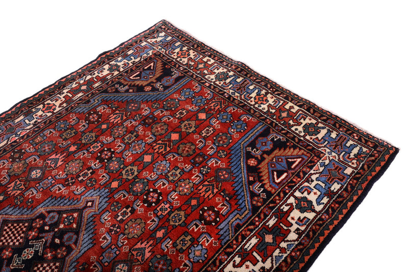 Perser Rug - Nomadic - 225 x 130 cm - dark red