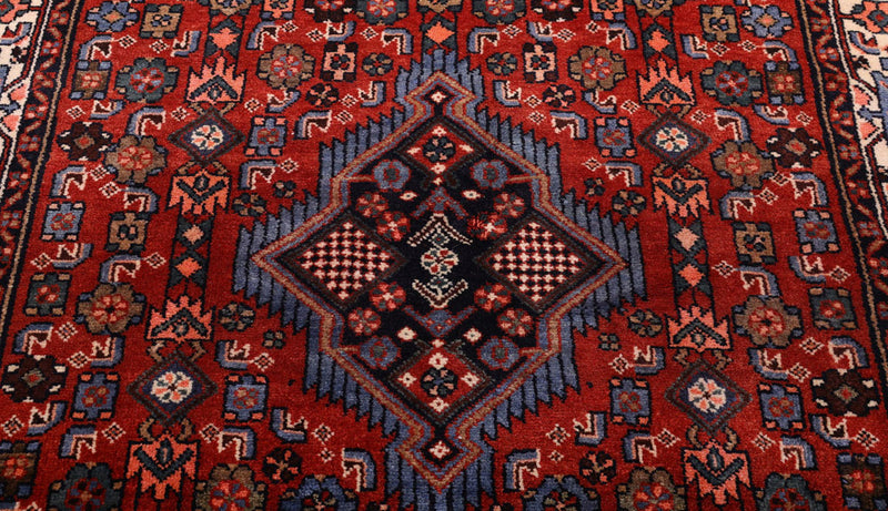 Perser Rug - Nomadic - 225 x 130 cm - dark red