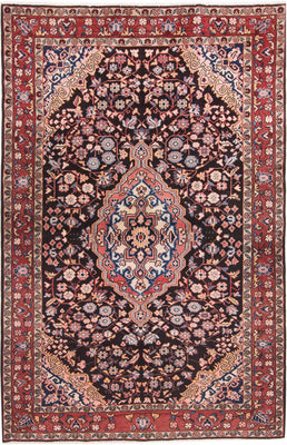 Perser Rug - Nomadic - 210 x 135 cm - dark red