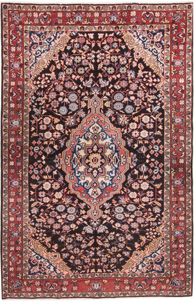 Perser Rug - Nomadic - 210 x 135 cm - dark red