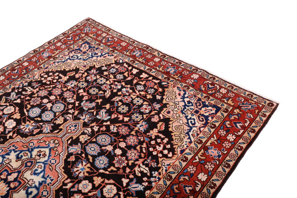 Perser Rug - Nomadic - 210 x 135 cm - dark red