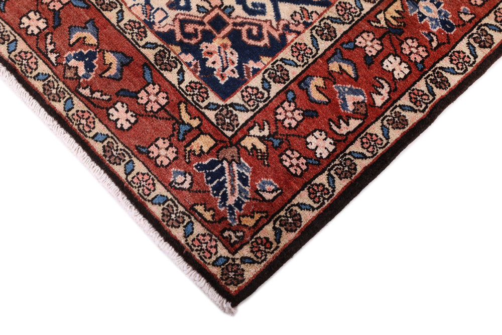 Perser Rug - Nomadic - 210 x 135 cm - dark red