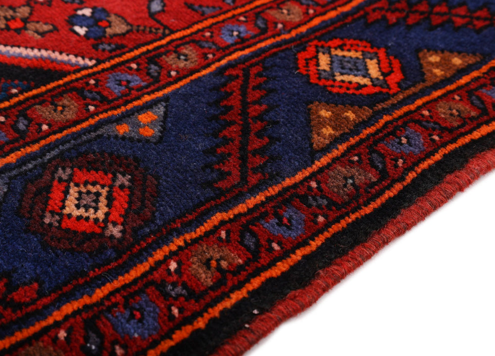 Perser Rug - Nomadic - 205 x 140 cm - dark red