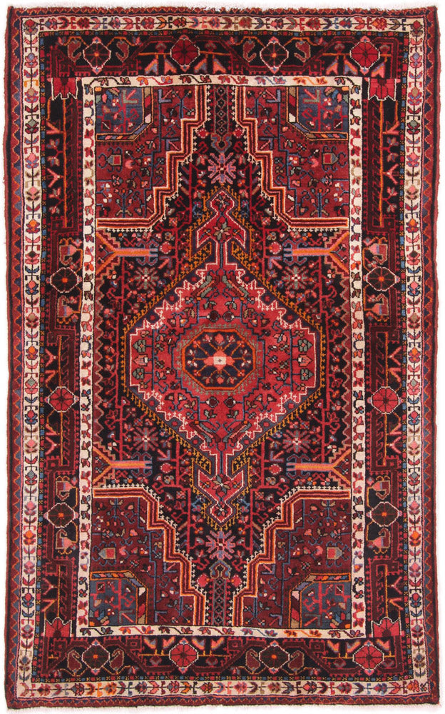 Perser Rug - Nomadic - 192 x 120 cm - dark red