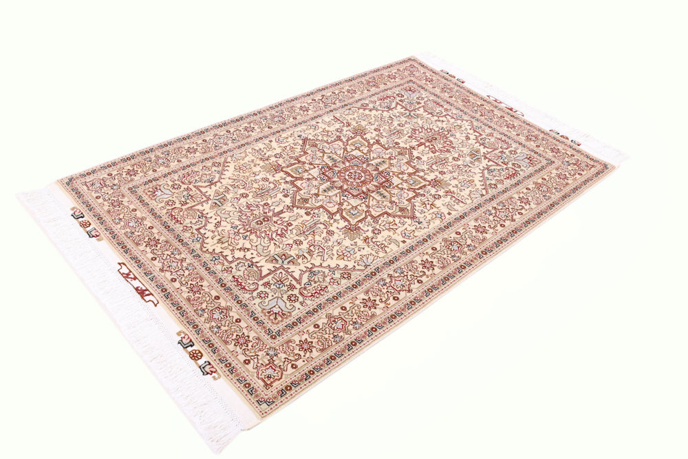 Tabriz - 50 Raj Rug 160x100cm - Persian Rugs