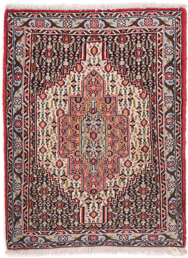 Perser Rug - Classic - 100 x 74 cm - light red