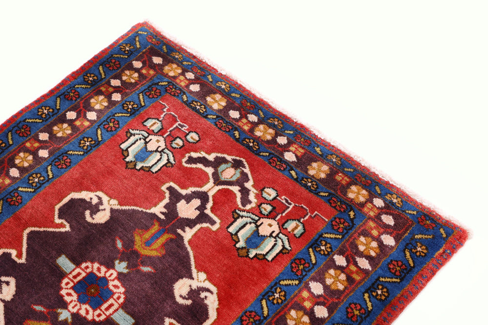 Perser Rug - Nomadic - 90 x 72 cm - multicolored