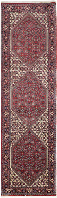 Runner Perser Rug - Bidjar - 295 x 88 cm - rust
