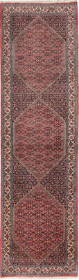 Runner Perser Rug - Bidjar - 325 x 92 cm - rust
