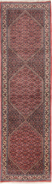 Runner Perser Rug - Bidjar - 325 x 92 cm - rust