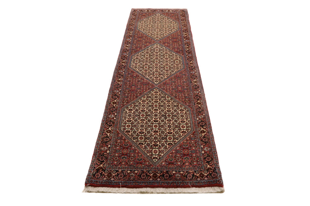 Runner Perser Rug - Bidjar - 305 x 85 cm - rust