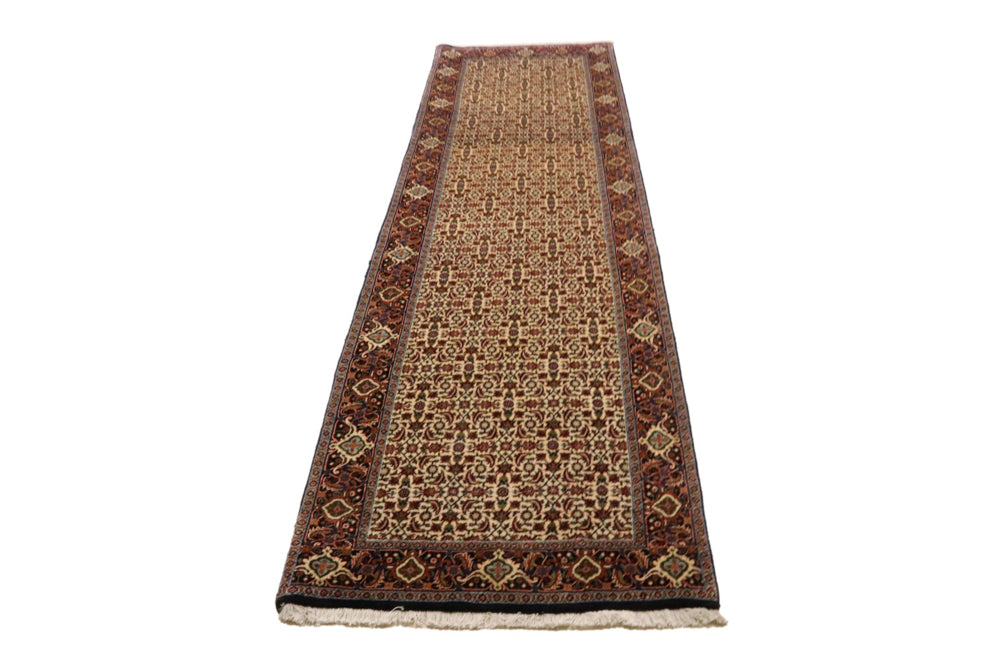 Runner Perser Rug - Bidjar - 300 x 87 cm - sand