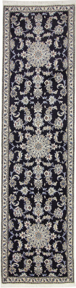 Runner Perser Rug - Nain - 296 x 77 cm - dark blue