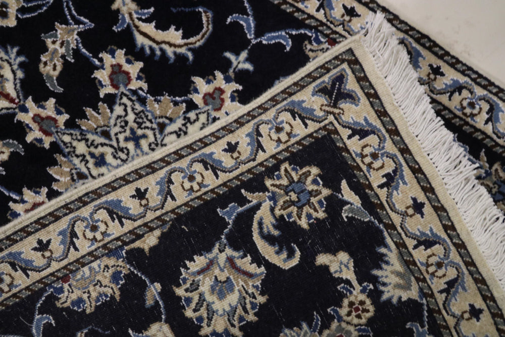 Runner Perser Rug - Nain - 296 x 77 cm - dark blue