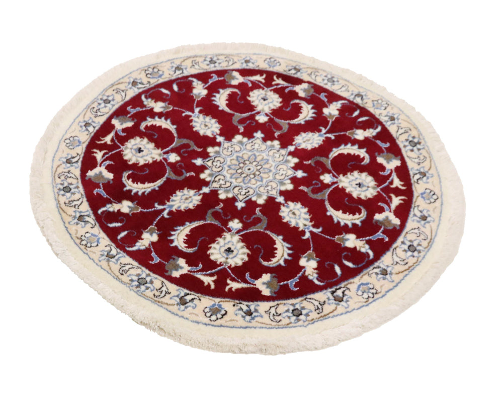 Nain - 12la Rug 100x100cm - Persian Rugs