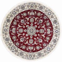 Perser Rug - Nain round  - 150 x 150 cm - red