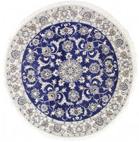 Perser Rug - Nain round  - 150 x 150 cm - blue