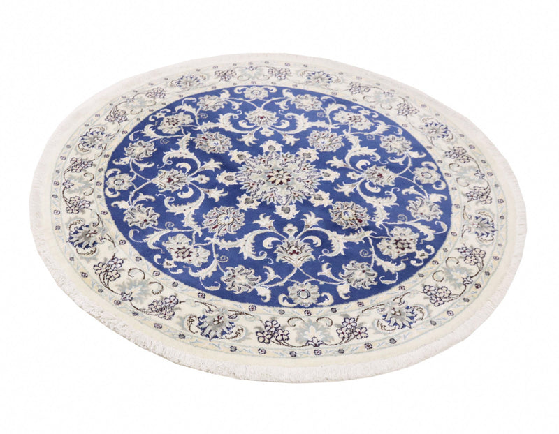 Perser Rug - Nain round  - 150 x 150 cm - blue