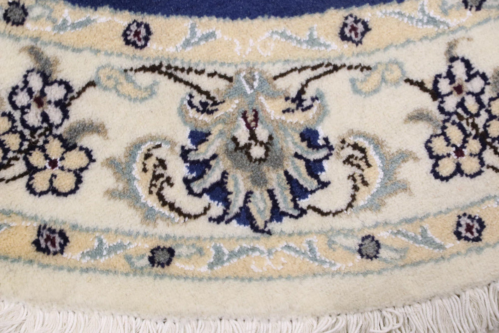 Perser Rug - Nain round  - 150 x 150 cm - blue