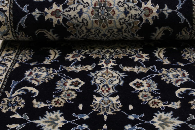 Runner Perser Rug - Nain - 290 x 76 cm - dark blue