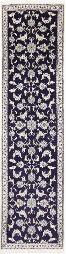 Runner Perser Rug - Nain - 292 x 75 cm - dark blue