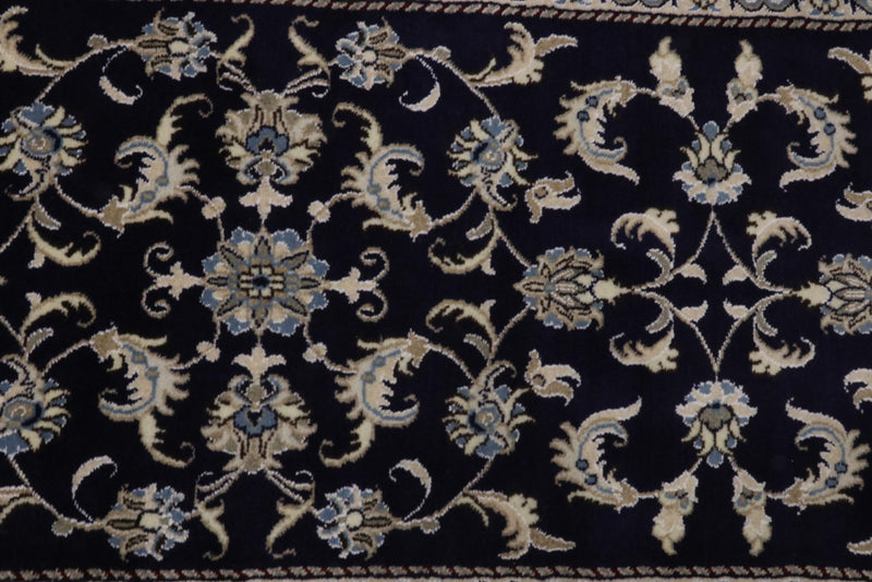 Runner Perser Rug - Nain - 292 x 75 cm - dark blue