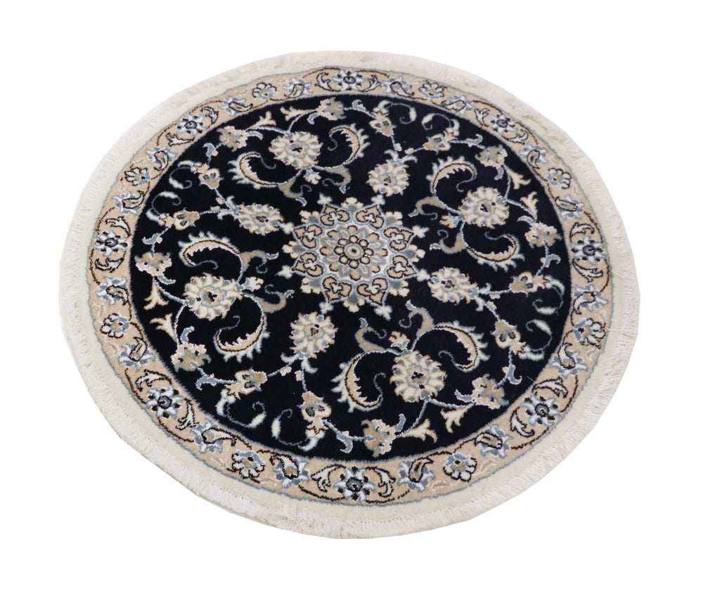 Nain - 12la Rug 100x100cm - Persian Rugs