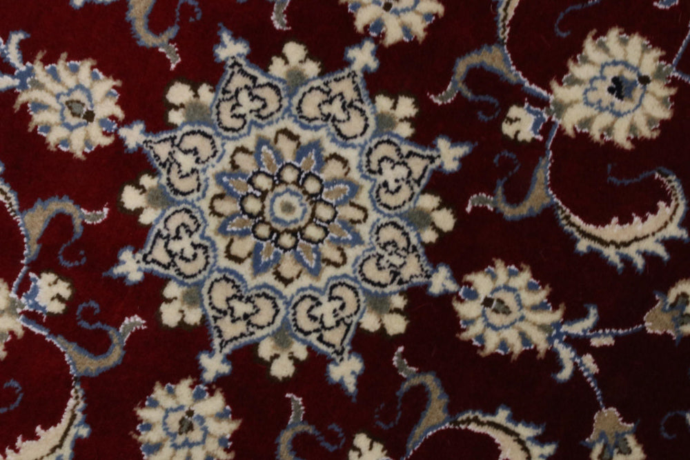 Runner Perser Rug - Nain - 100 x 100 cm - red