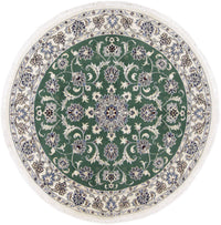 Runner Perser Rug - Nain - Royal - 100 x 100 cm - green