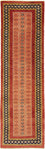 Runner Gabbeh Rug - Kashkuli Perser - 290 x 82 cm - light red