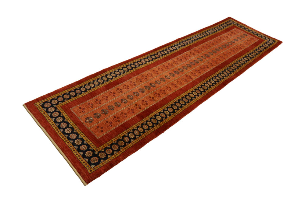 Runner Gabbeh Rug - Kashkuli Perser - 290 x 82 cm - light red