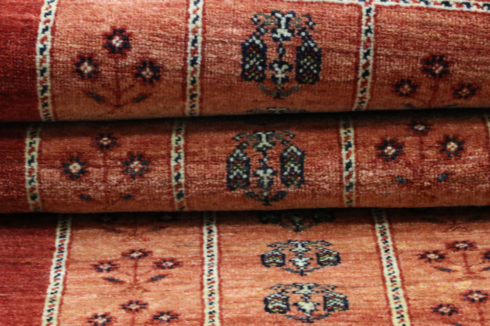 Runner Gabbeh Rug - Kashkuli Perser - 290 x 82 cm - light red