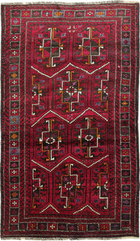 Belutsch Rug - 190 x 105 cm - red