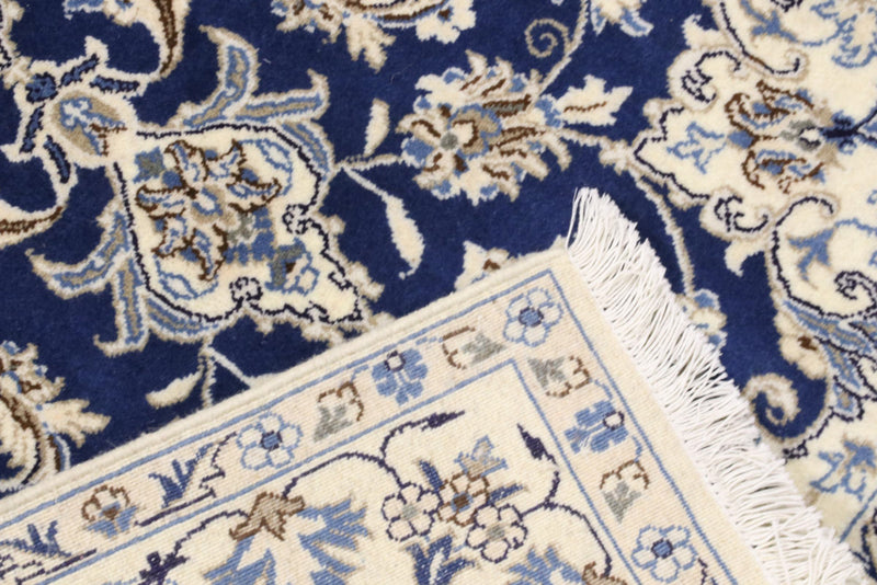 Perser Rug - Nain - 206 x 120 cm - blue