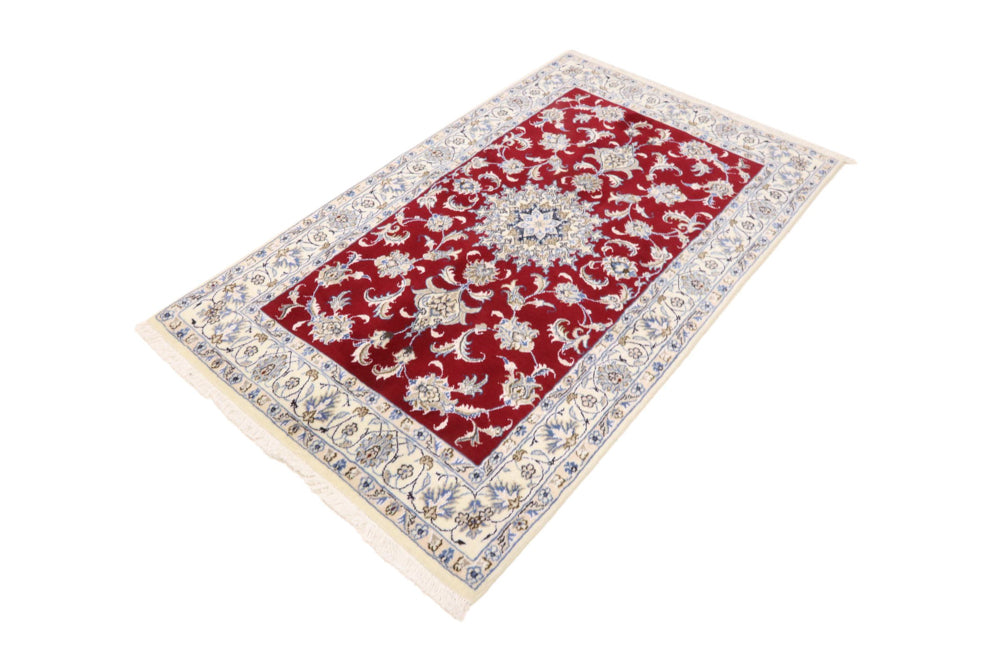 Perser Rug - Nain - 195 x 118 cm - red