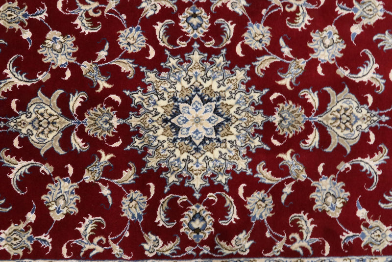Perser Rug - Nain - 195 x 118 cm - red