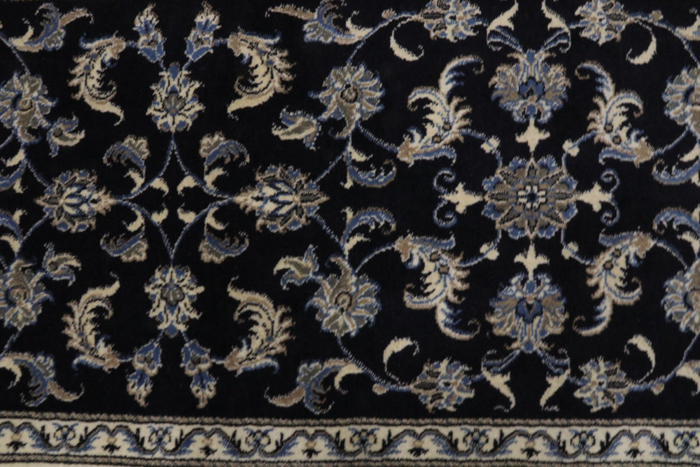 Runner Perser Rug - Nain - 393 x 77 cm - dark blue