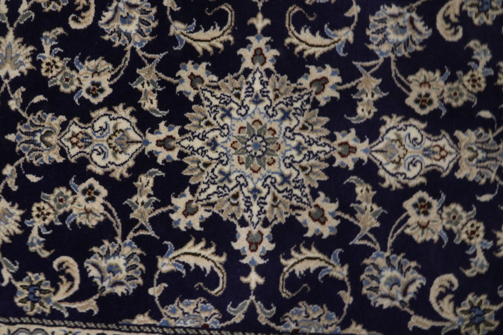 Runner Perser Rug - Nain - 389 x 80 cm - dark blue
