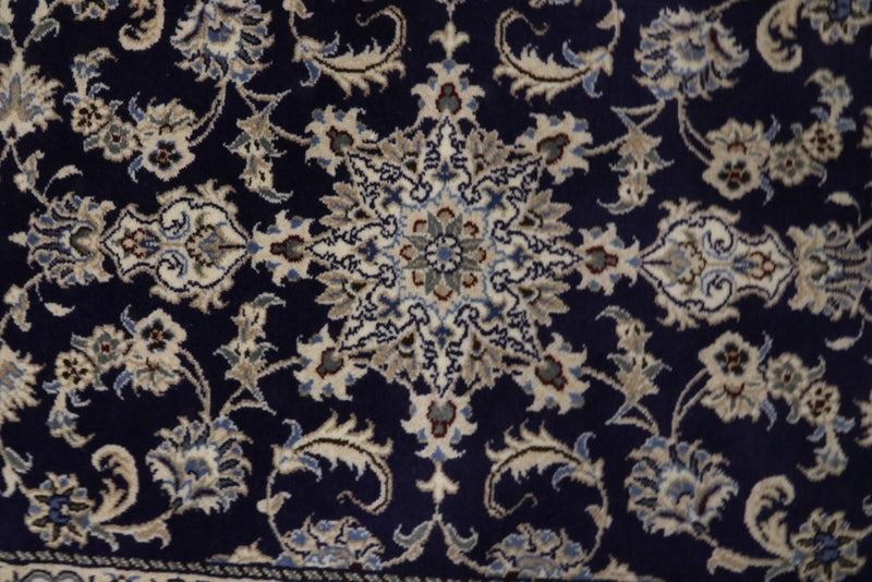 Runner Perser Rug - Nain - 389 x 80 cm - dark blue