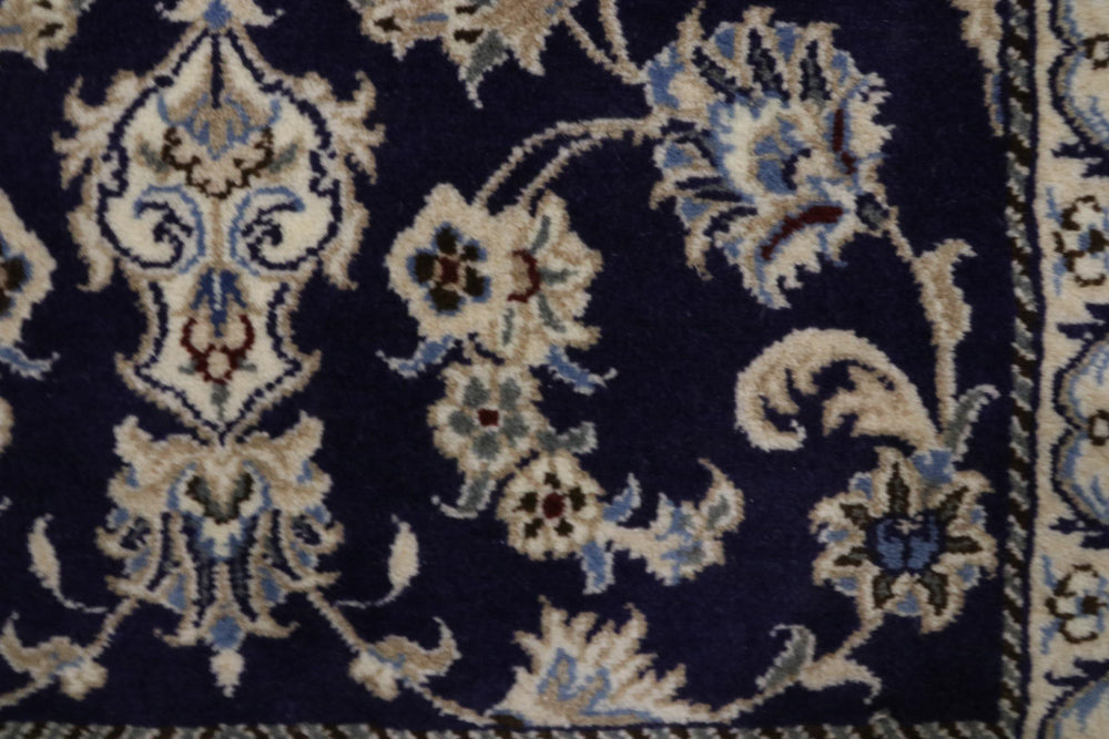 Runner Perser Rug - Nain - 389 x 80 cm - dark blue