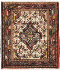 Perser Rug - Nomadic square  - 71 x 65 cm - light beige