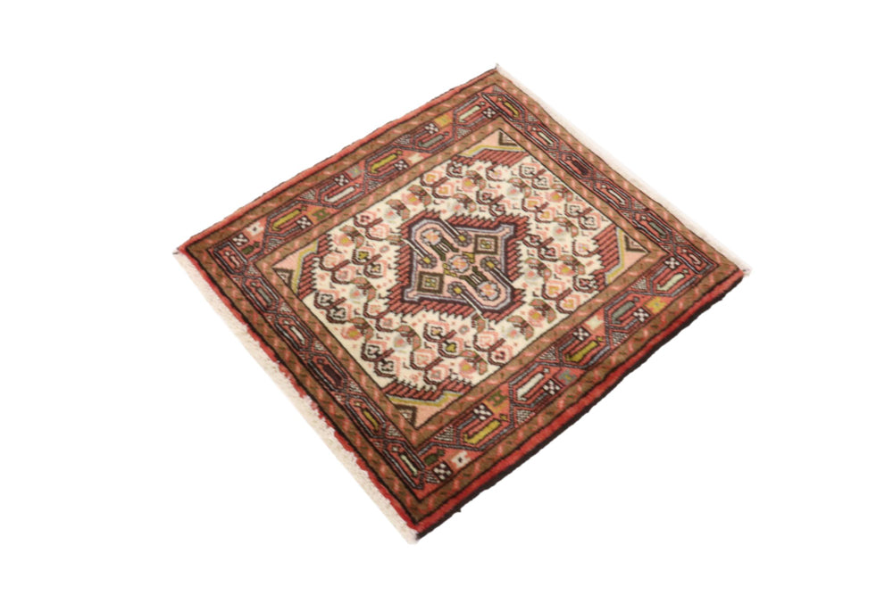 Perser Rug - Nomadic square  - 71 x 65 cm - light beige