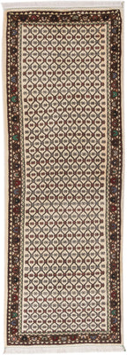 Runner Perser Rug - Tabriz - 190 x 67 cm - light beige