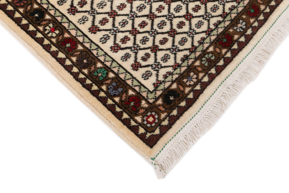 Runner Perser Rug - Tabriz - 190 x 67 cm - light beige