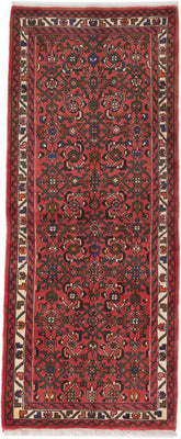 Runner Perser Rug - Nomadic - 195 x 80 cm - dark red